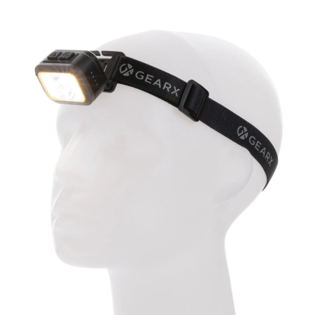 Latarka na głowę Gear X ze światłem COB, RABS | VA-P513.102