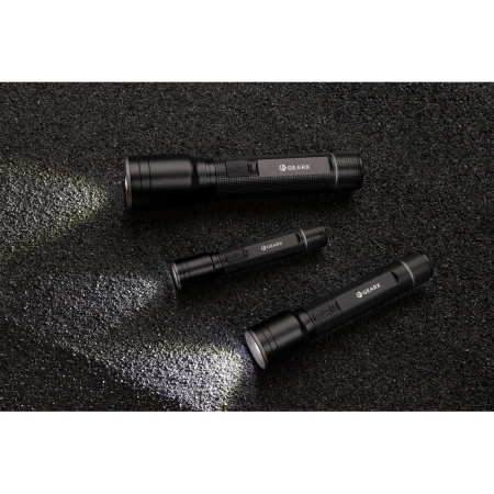 Latarka Gear X, ładowana przez USB, aluminium z recyklingu | VA-P513.921