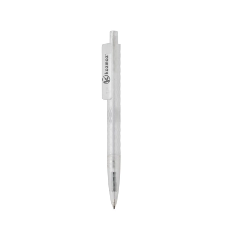 Geometryczny długopis z PC z recyklingu X3 Frosted | VA-P611.3303