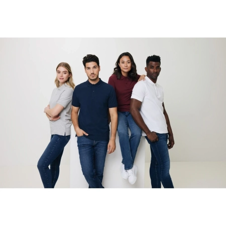 Koszulka polo z bawełny z recyklingu Iqoniq Yosemite | VA-T9200.004.4XL