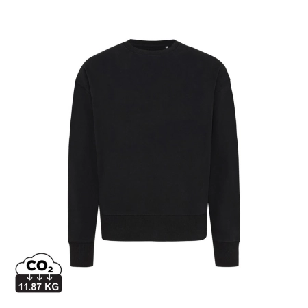 Luźna bluza z bawełny z recyklingu Iqoniq Kruger | VA-T9302.001.L