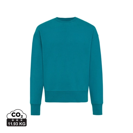 Luźna bluza z bawełny z recyklingu Iqoniq Kruger | VA-T9302.009.L
