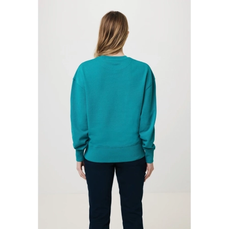 Luźna bluza z bawełny z recyklingu Iqoniq Kruger | VA-T9302.009.M