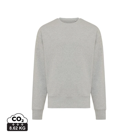 Luźna bluza z bawełny z recyklingu Iqoniq Kruger | VA-T9302.013.M