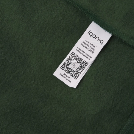 Bluza z kapturem z bawełny z recyklingu Iqoniq Jasper | VA-T9400.005.XL