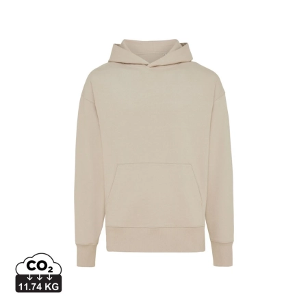 Luźna bluza z kapturem z bawełny z recyklingu Iqoniq Yoho | VA-T9402.006.XS