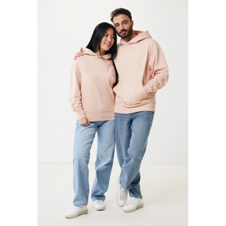 Luźna bluza z kapturem z bawełny z recyklingu Iqoniq Yoho | VA-T9402.038.XS