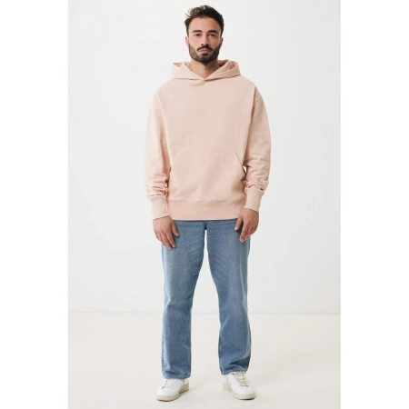 Luźna bluza z kapturem z bawełny z recyklingu Iqoniq Yoho | VA-T9402.038.XL