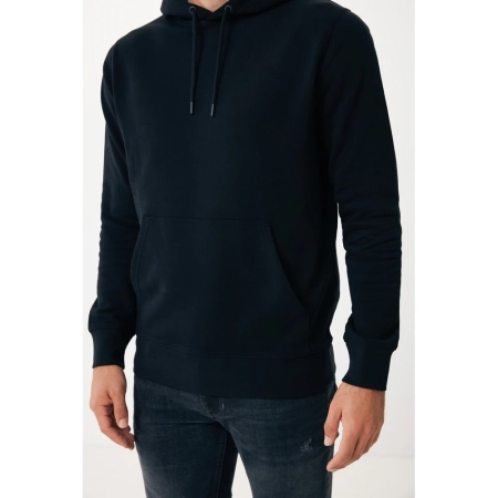 Lekka bluza z kapturem Iqoniq Rila, bawełna z recyklingu | VA-T9404.001.4XL