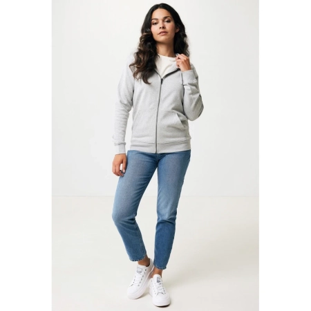 Bluza z kapturem z bawełny z recyklingu Iqoniq Abisko | VA-T9600.013.XXS