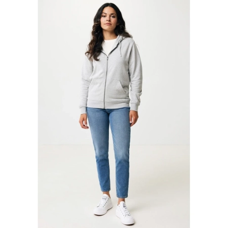 Bluza z kapturem z bawełny z recyklingu Iqoniq Abisko | VA-T9600.013.XXS