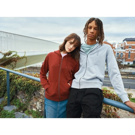 Bluza z kapturem z bawełny z recyklingu Iqoniq Abisko | VA-T9600.013.XXS