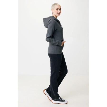 Bluza z kapturem z bawełny z recyklingu Iqoniq Abisko | VA-T9600.014.XXS