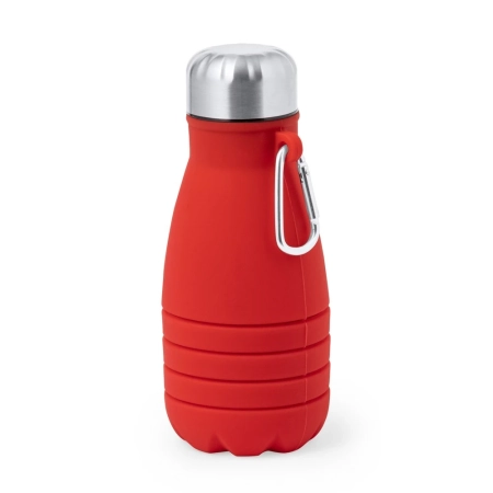 Składana butelka sportowa 550 ml z karabińczykiem | VA-V1311-05