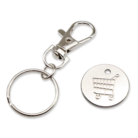Brelok do kluczy, żeton do wózka na zakupy Lill | VA-V4722-02