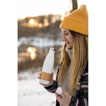 Butelka termiczna 500 ml z bambusowym elementem Blake | VA-V4855-02