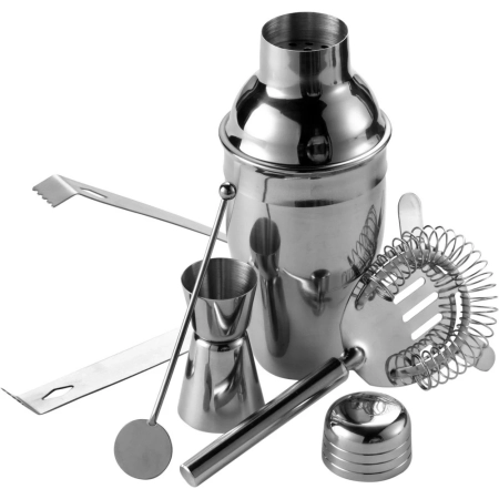 Zestaw do koktajli, shaker, szczypce do lodu, łyżka V5488-32