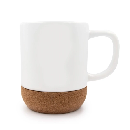 Kubek ceramiczny 370 ml z korkowym elementem Kate | VA-V8297-02