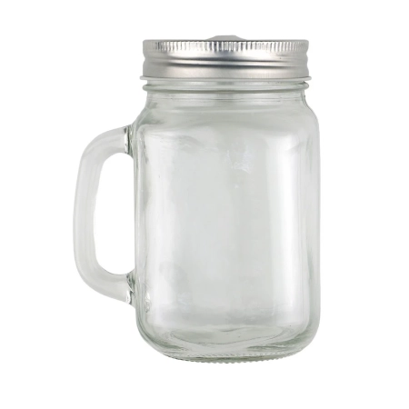 Słoik do picia 480 ml ze słomką | VA-V8485-00