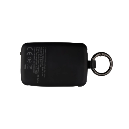 Power bank 4000 mAh, karabińczyk i lampka 1W Dimetrice | VA-VA109-03