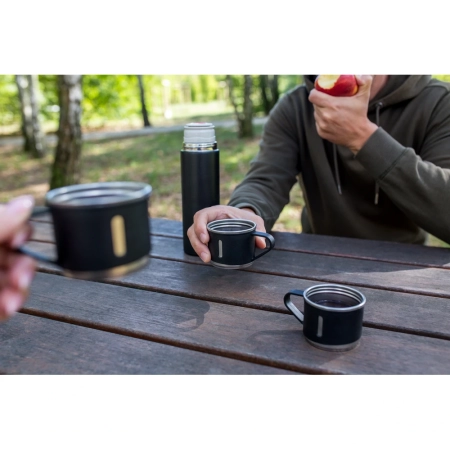 Termos 420 ml i 3 kubki 150 ml Quavean | VA-VA117-03