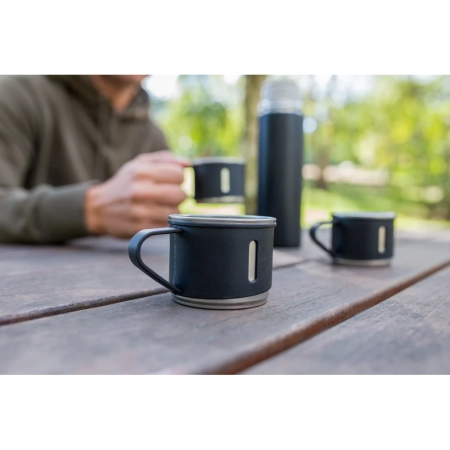 Termos 420 ml i 3 kubki 150 ml Quavean | VA-VA117-03