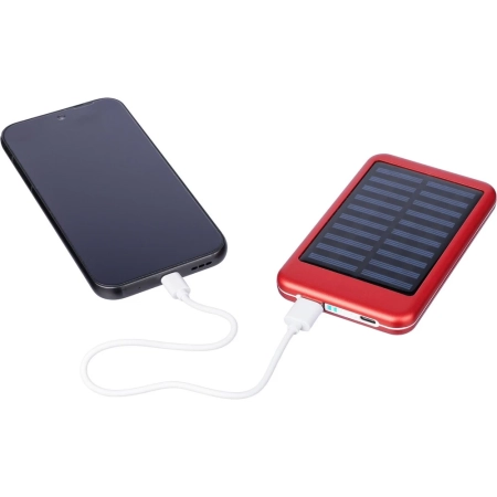 Power bank 4000 mAh z ładowarką słoneczną | VA-VA274-05