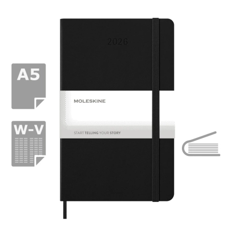 Kalendarz MOLESKINE VM397-03/2027