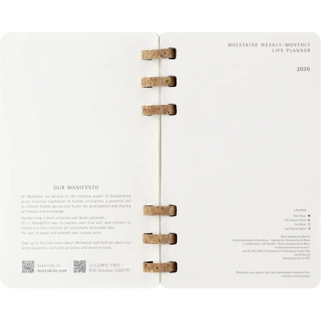 Spiralny kalendarz MOLESKINE | VA-VM790-03/2026