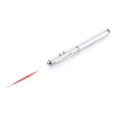 Długopis 4 w 1, touch pen, wskaźnik laserowy, latarka | VA-P327.102