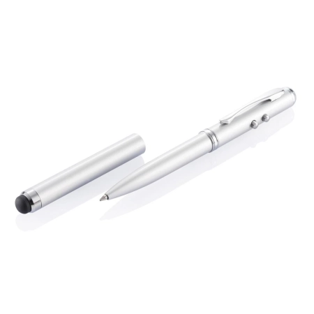 Długopis 4 w 1, touch pen, wskaźnik laserowy, latarka | VA-P327.102