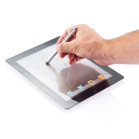 Długopis 4 w 1, touch pen, wskaźnik laserowy, latarka | VA-P327.102