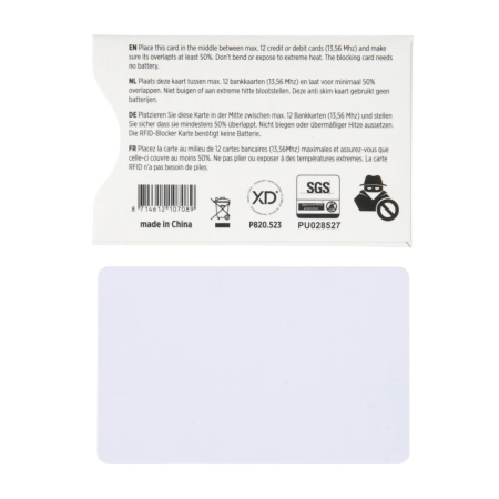 Karta do portfela, ochrona RFID | VA-P820.523